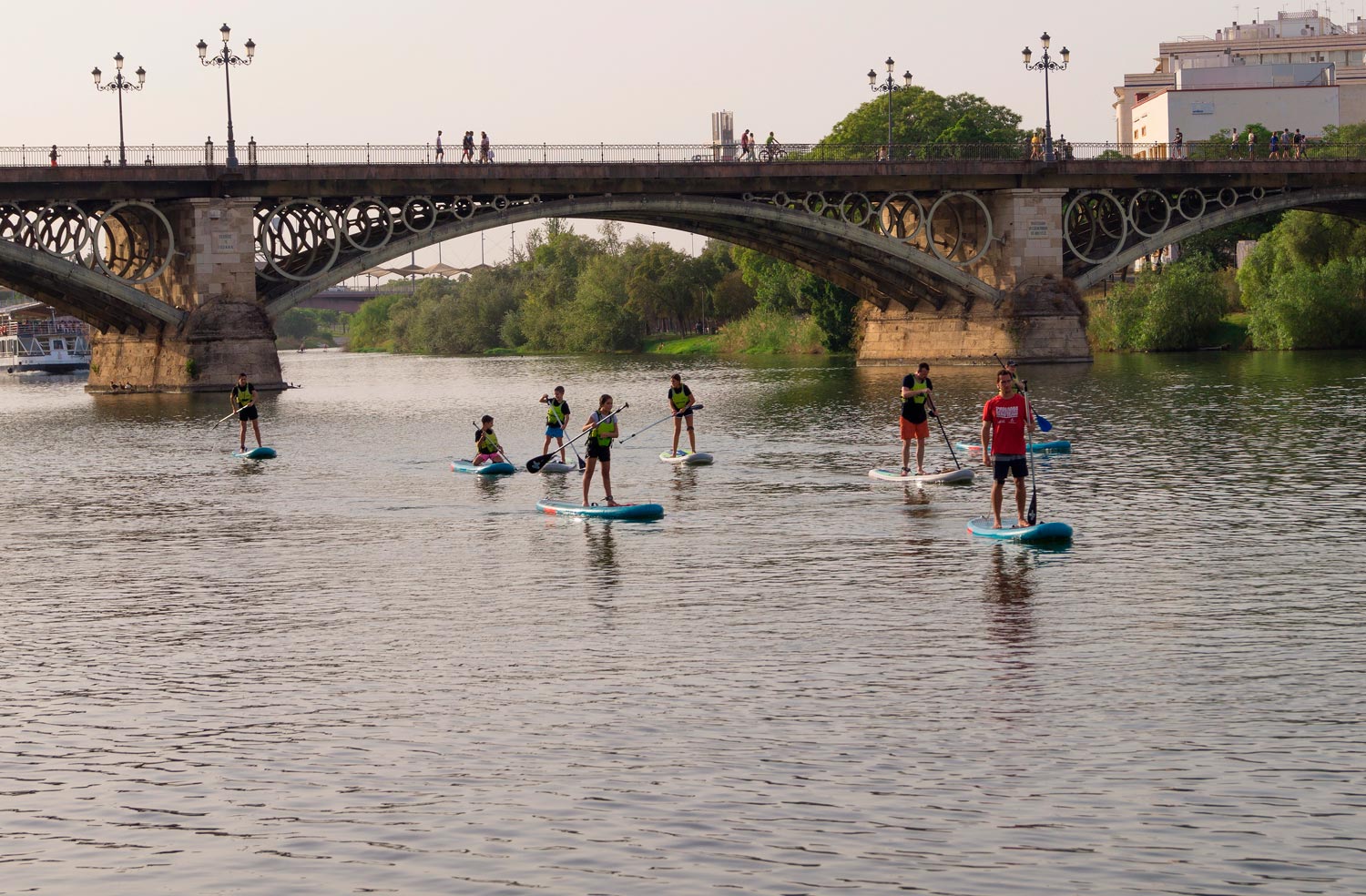 El r&iacute;o Guadalquivir y Triana