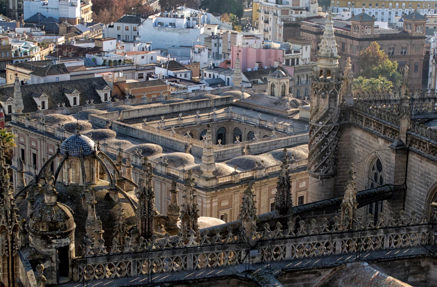 El centro hist&oacute;rico de Sevilla