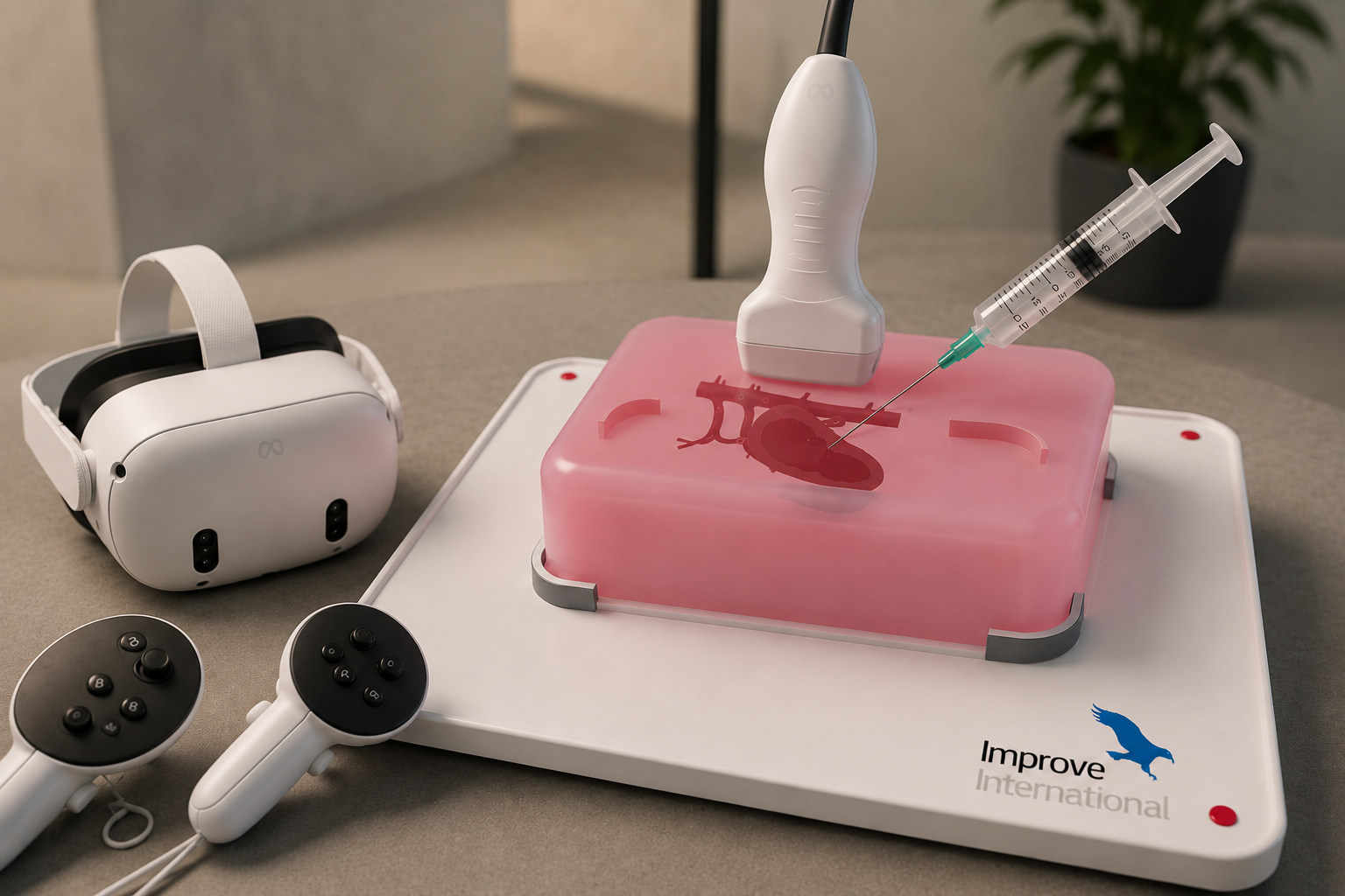 Taller inmersivo de ecograf&iacute;a, realidad virtual e inteligencia artificial